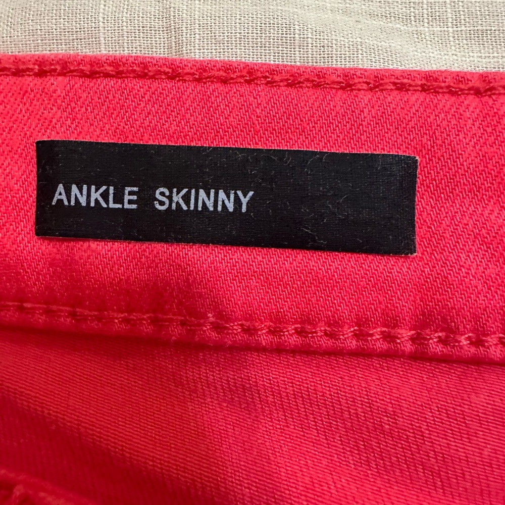 Kut from the Kloth Women's Dayna‎ Ankle Skinny Jeans Size 8 Pink - Picture 7 of 12